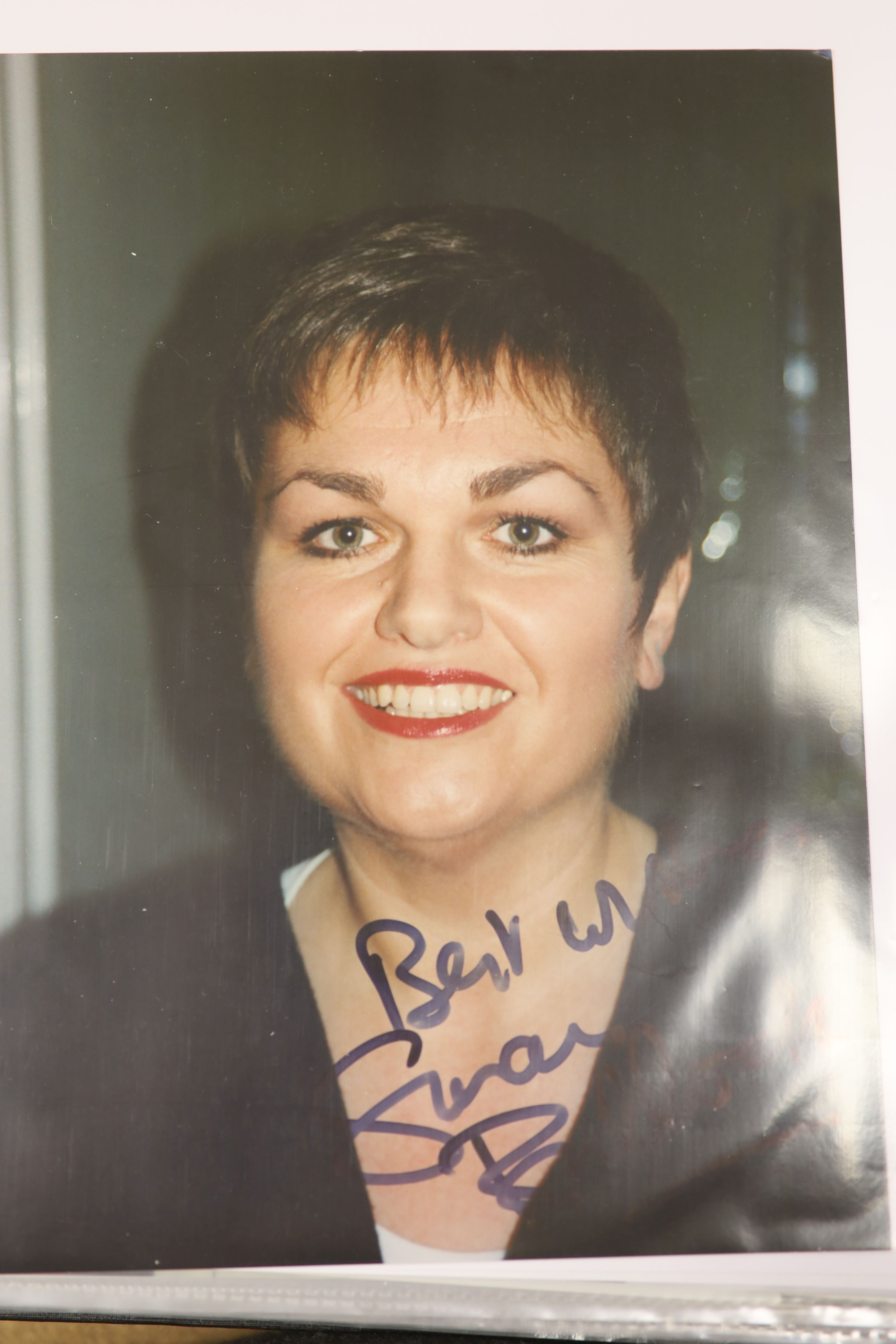 Album of more than 100 signed photographs of classical music singers, instrumentalists and conductors